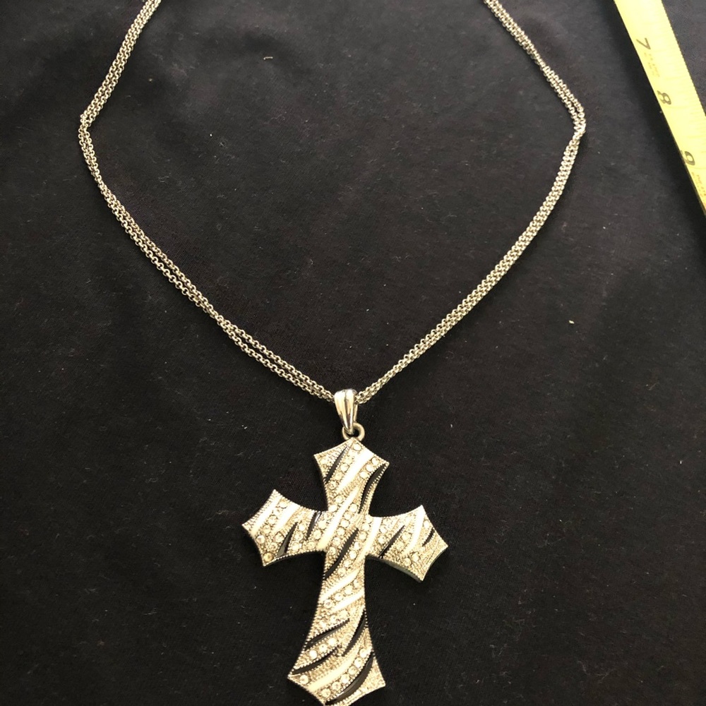 2 necklaces. Silver